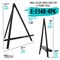 12" Black Wood Tabletop Easel (4 Pack) - Adjustable A-Frame Canvas Stand for Painting Party & Signs - Table Top Easel for Painting, Canvas Holder, Crafts, Photos, Pictures